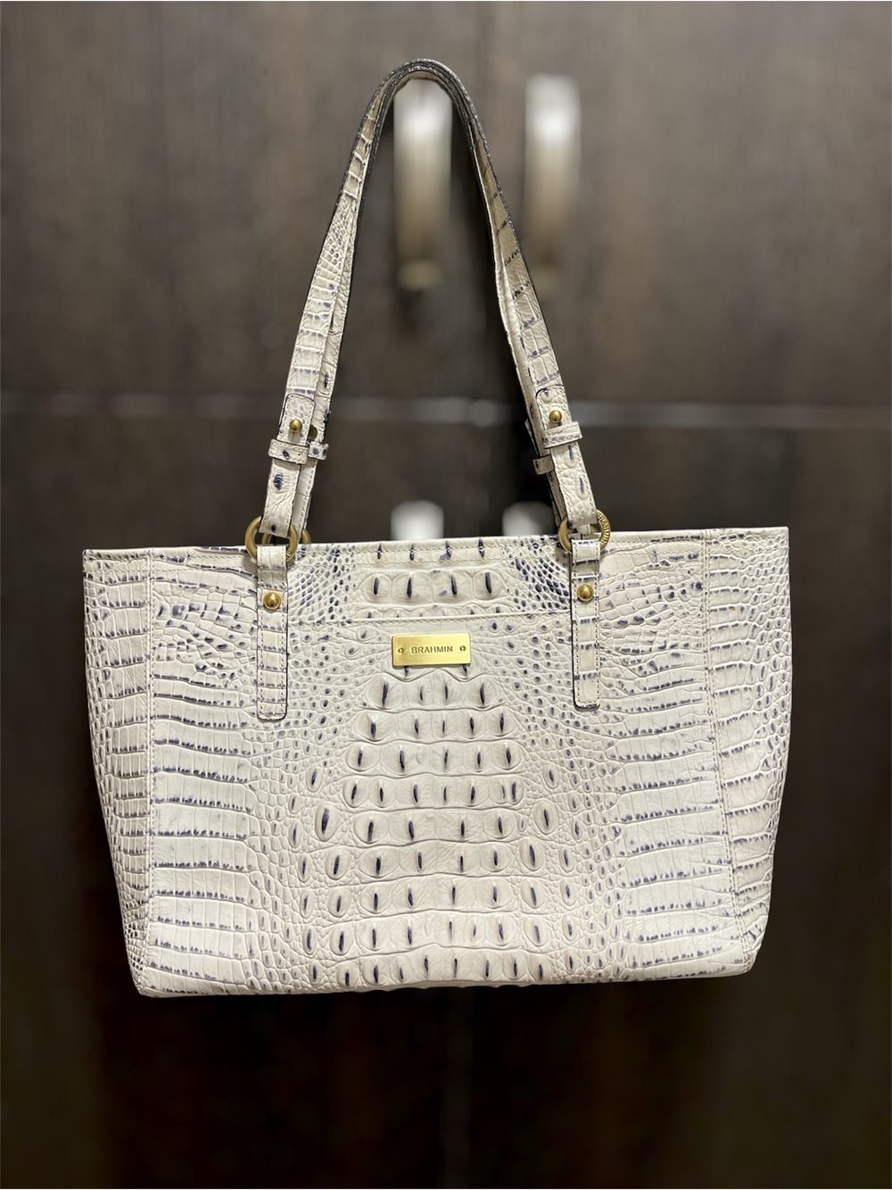 Brahmin Medium Arno Marble Melbourne Purse